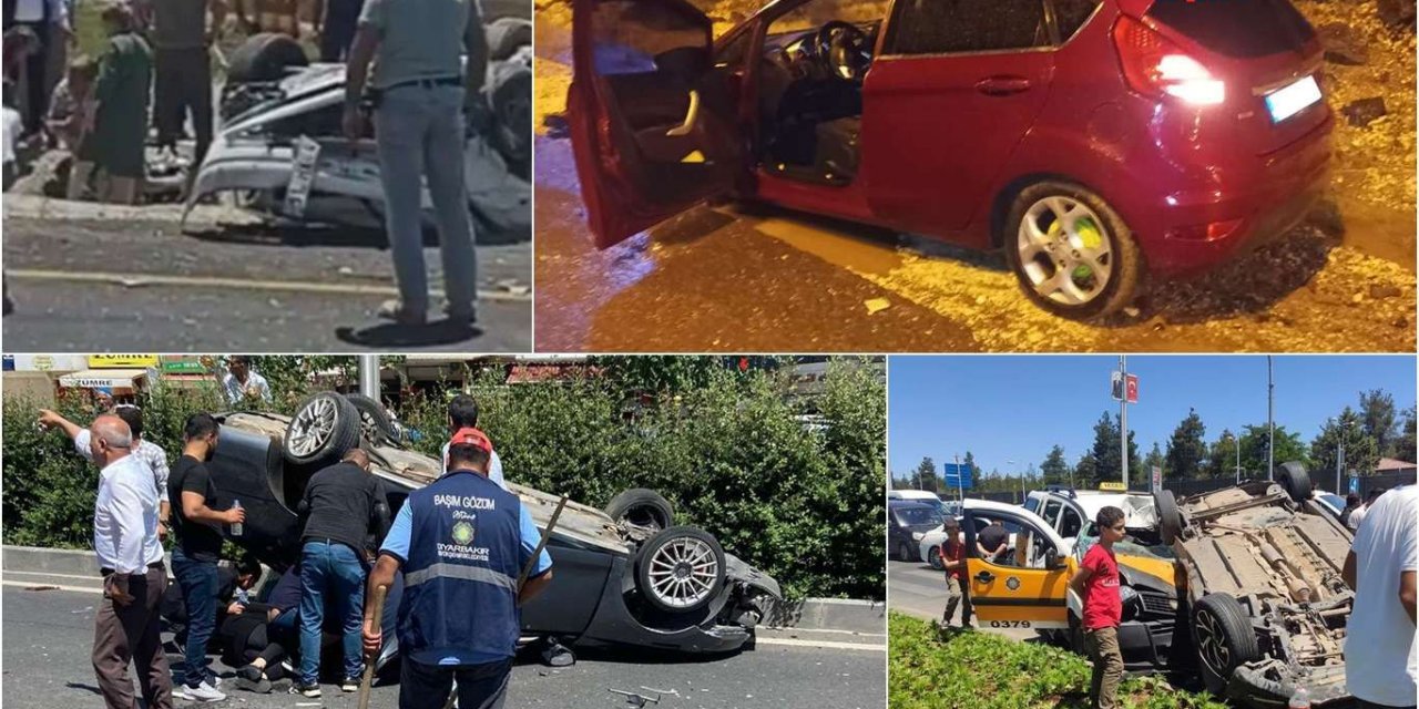 Diyarbakır'da 5 aylık kaza bilançosu: 10 ölü, bin 474 yaralı