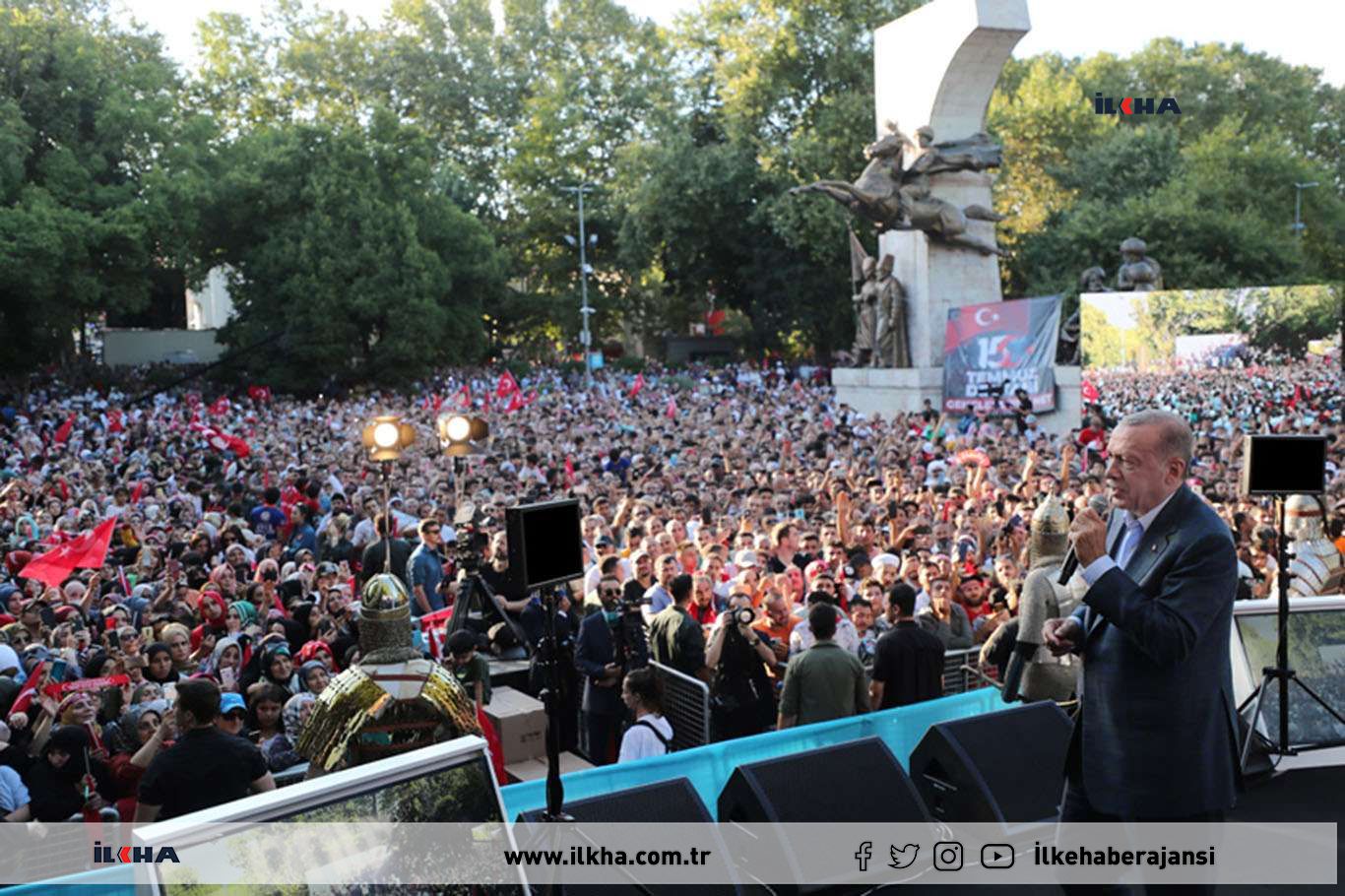 Erdoğan: Milletimiz 15 Temmuz'da destan yazdı