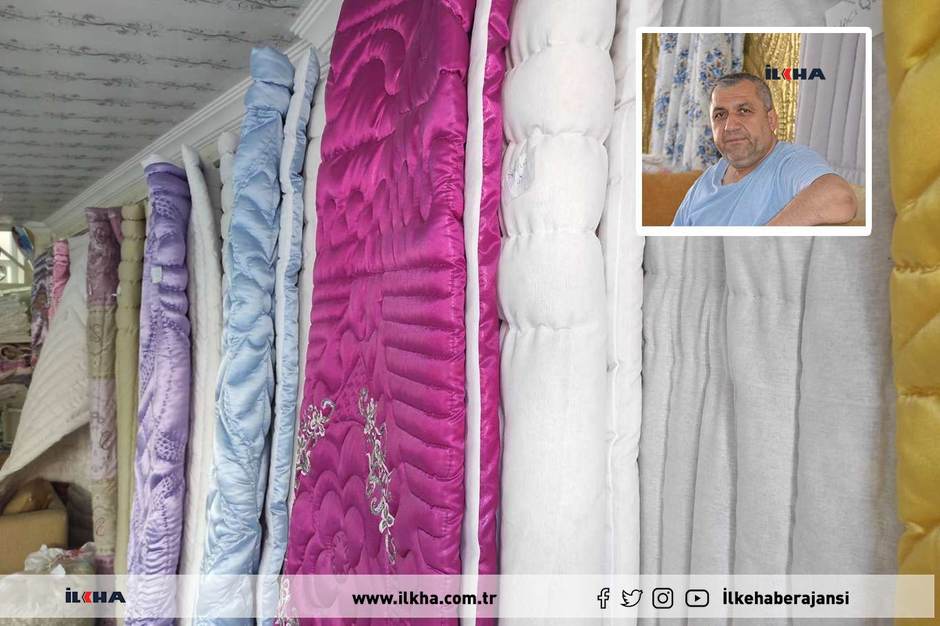 El emeği göz nuru ipek ve yün yorganlar tarihe karışıyor