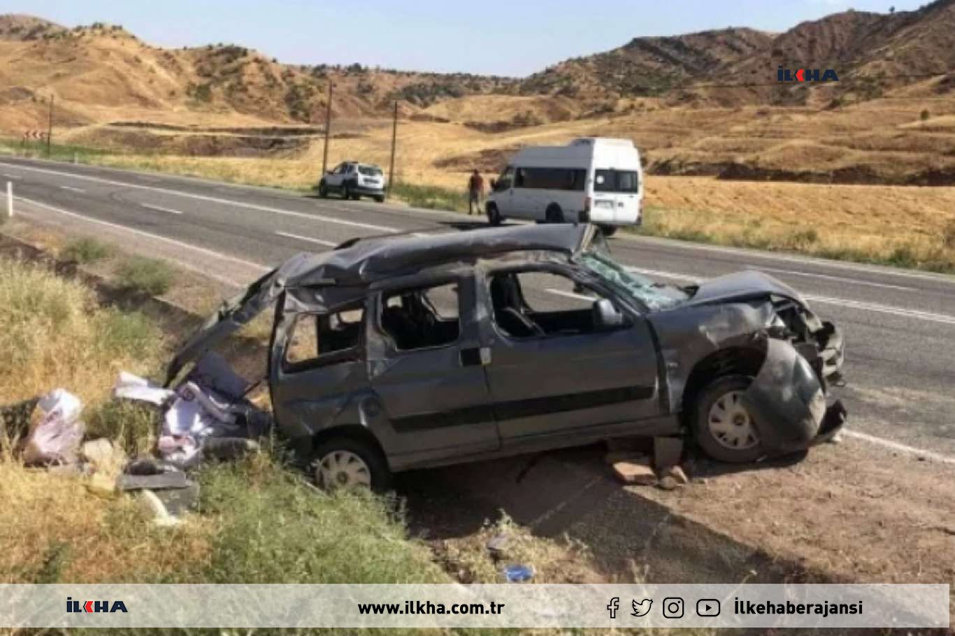 Takla atan araçtan fırlayan kadın hayatını kaybetti