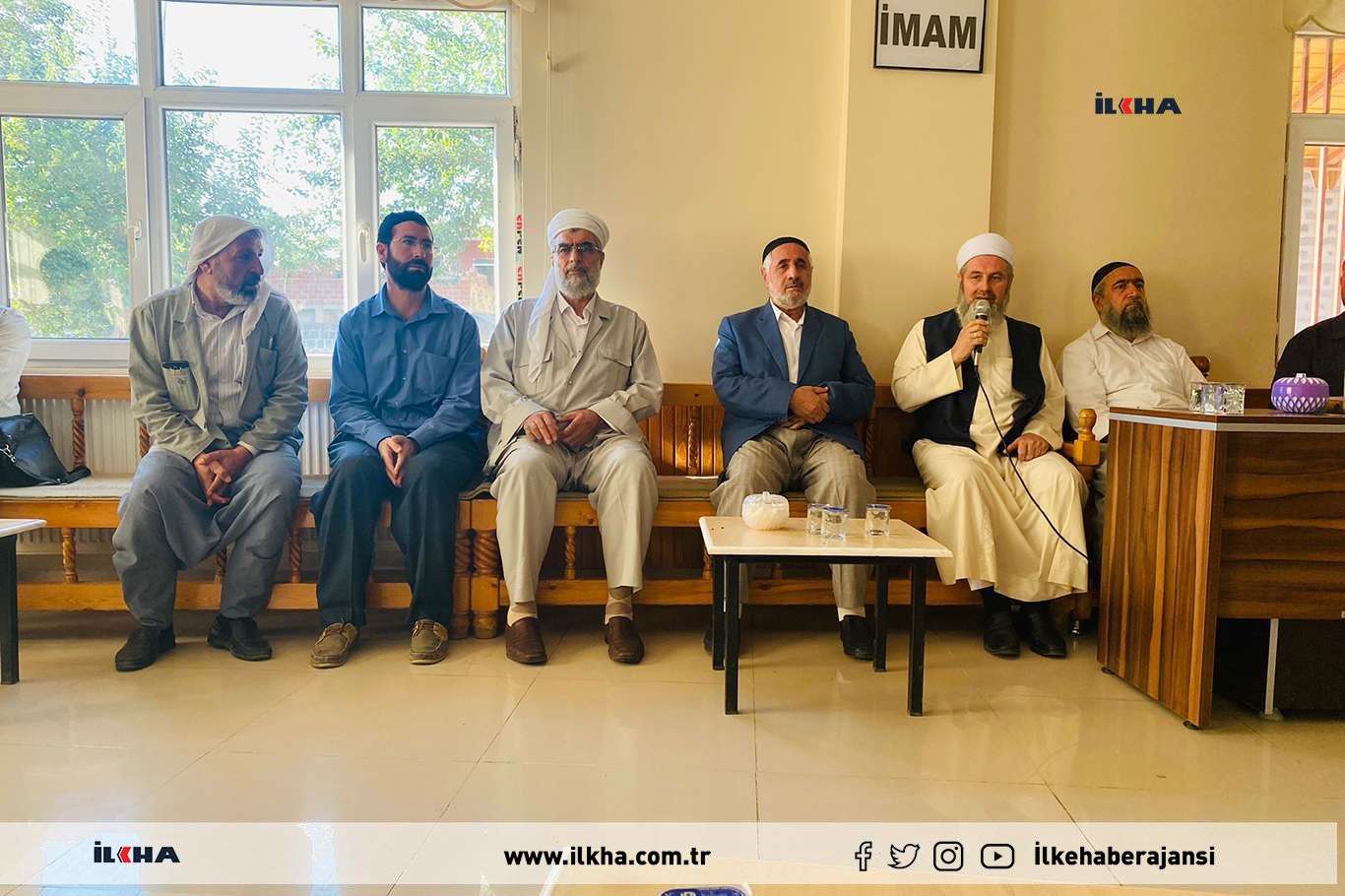 Heyetek ji ÎTTÎHADUL ULEMA'yê çû taziyeya Melle Abûzer Agiragaç