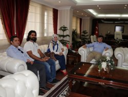 Peyzaj Mimarları projeleri hakkında Valiye bilgi verdiler