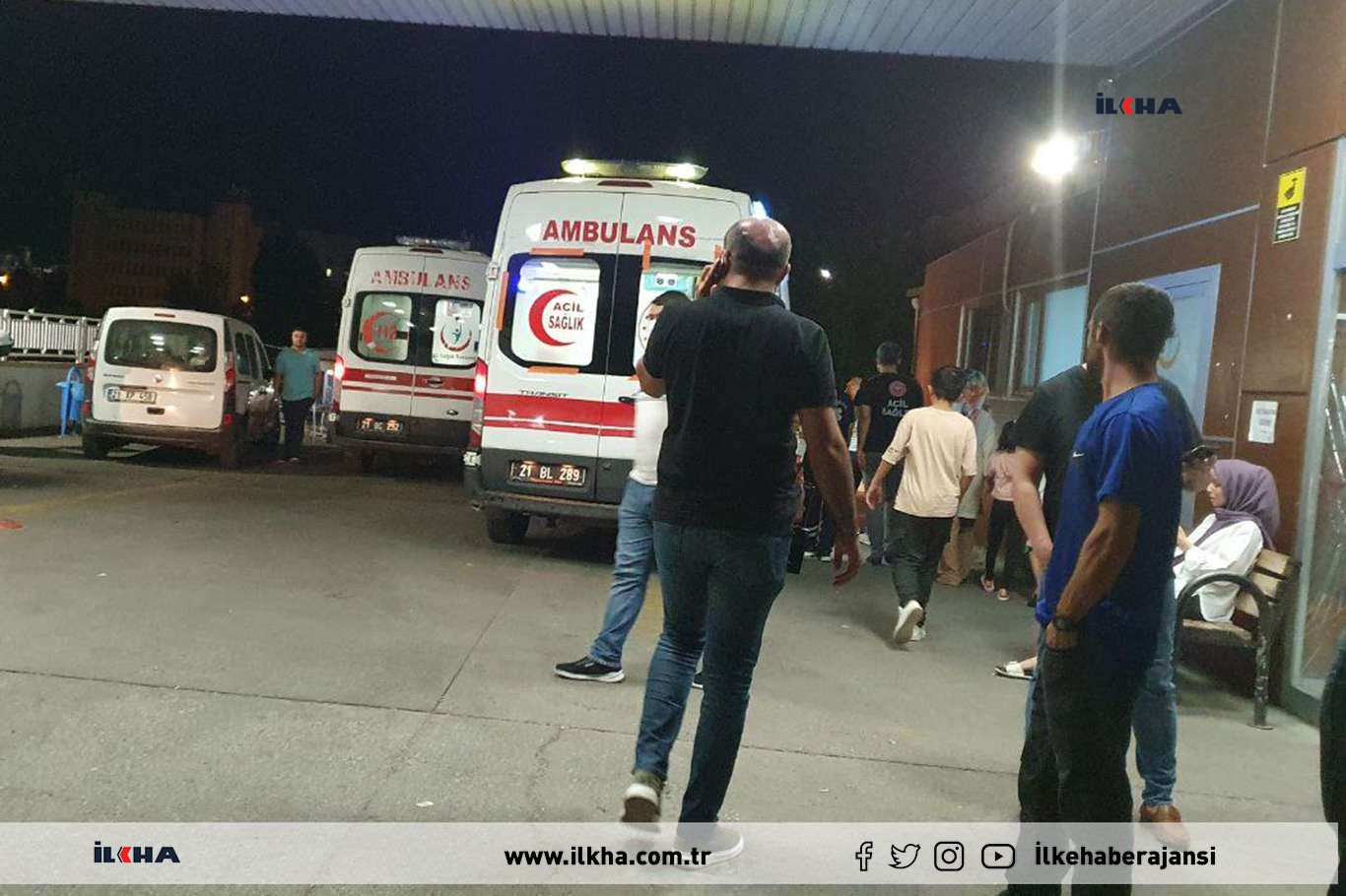 Diyarbakır'da parkta karşılaştığı husumetlisini bıçakla yaraladı