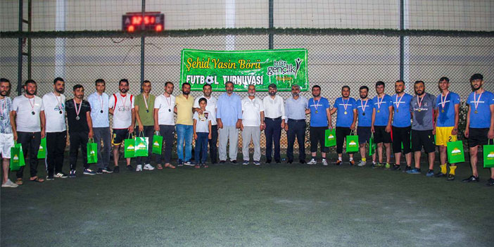 Diyarbakır'da "Şehid Yasin Börü Futbol Turnuvası" düzenlendi