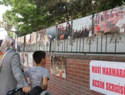 Van'da Mavi Marmara resim sergisi