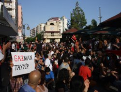 Taksim olayları Tarsus'ta protesto edildi
