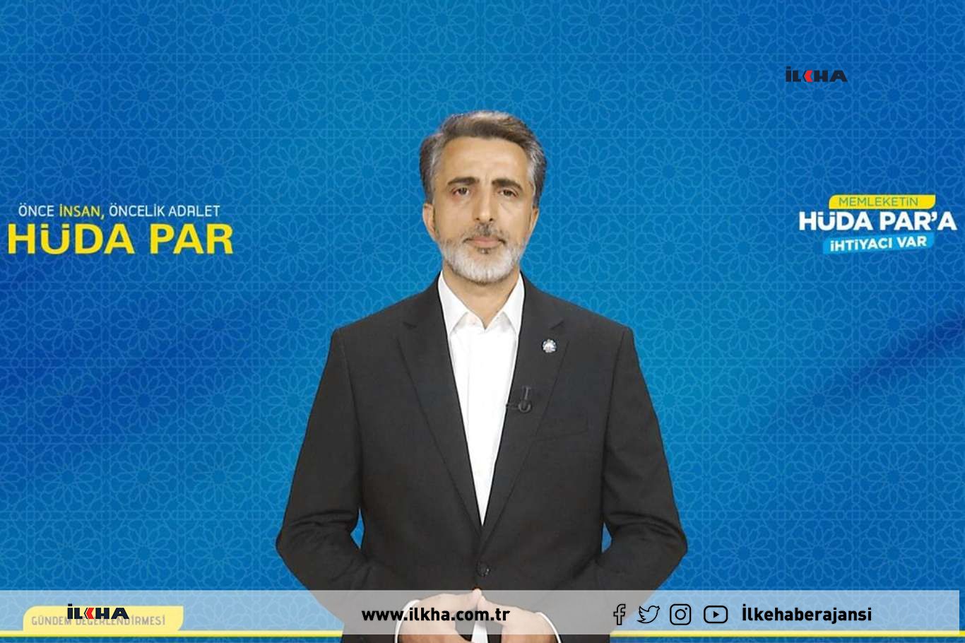 HÜDA PAR Sözcüsü Emiroğlu: Halkın alım gücü her geçen gün daha fazla erozyona uğramakta