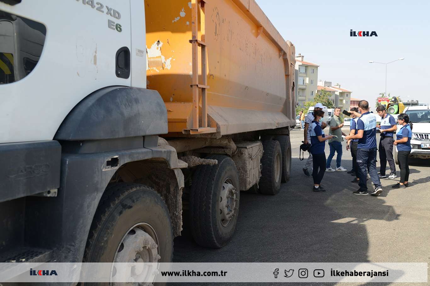 Diyarbakır 'da ağır tonajlı araçlara denetim