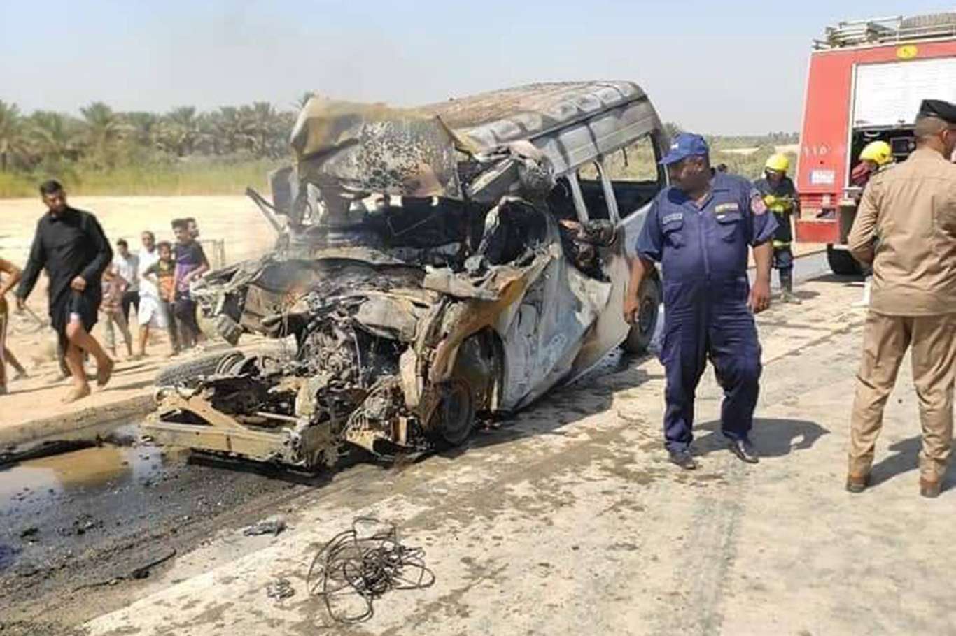 Li Iraqê mînîbusek qeza kir: 11 mirî