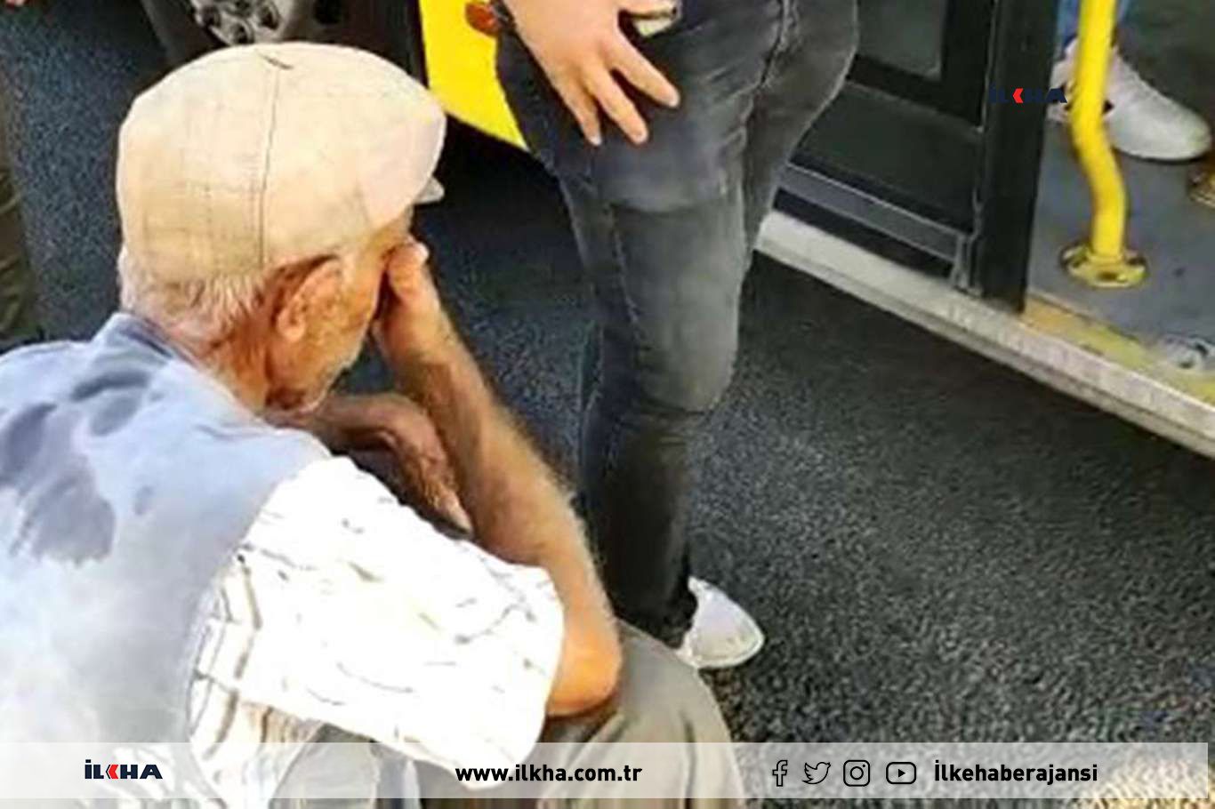 Diyarbakır'da Belediye otobüsünde nefesi daralan yaşlı adam fenalık geçirdi