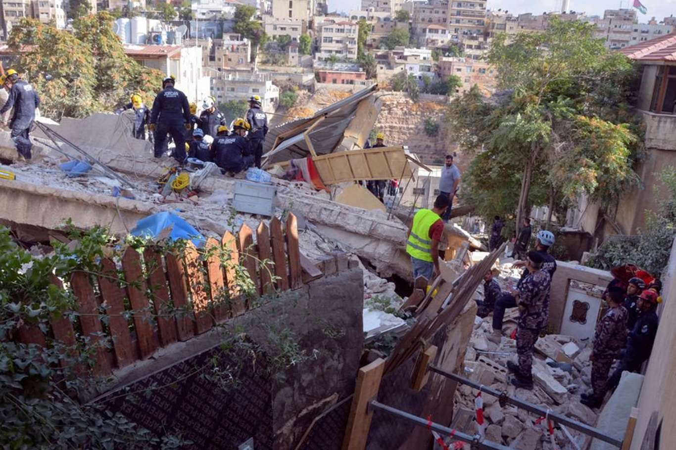 Li Urdunê avahî hilweşîya: 10 mirî