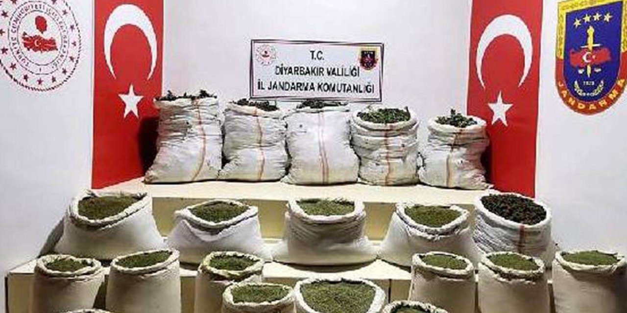 Diyarbakır'da yüklü miktarda uyuşturucu ele geçirildi