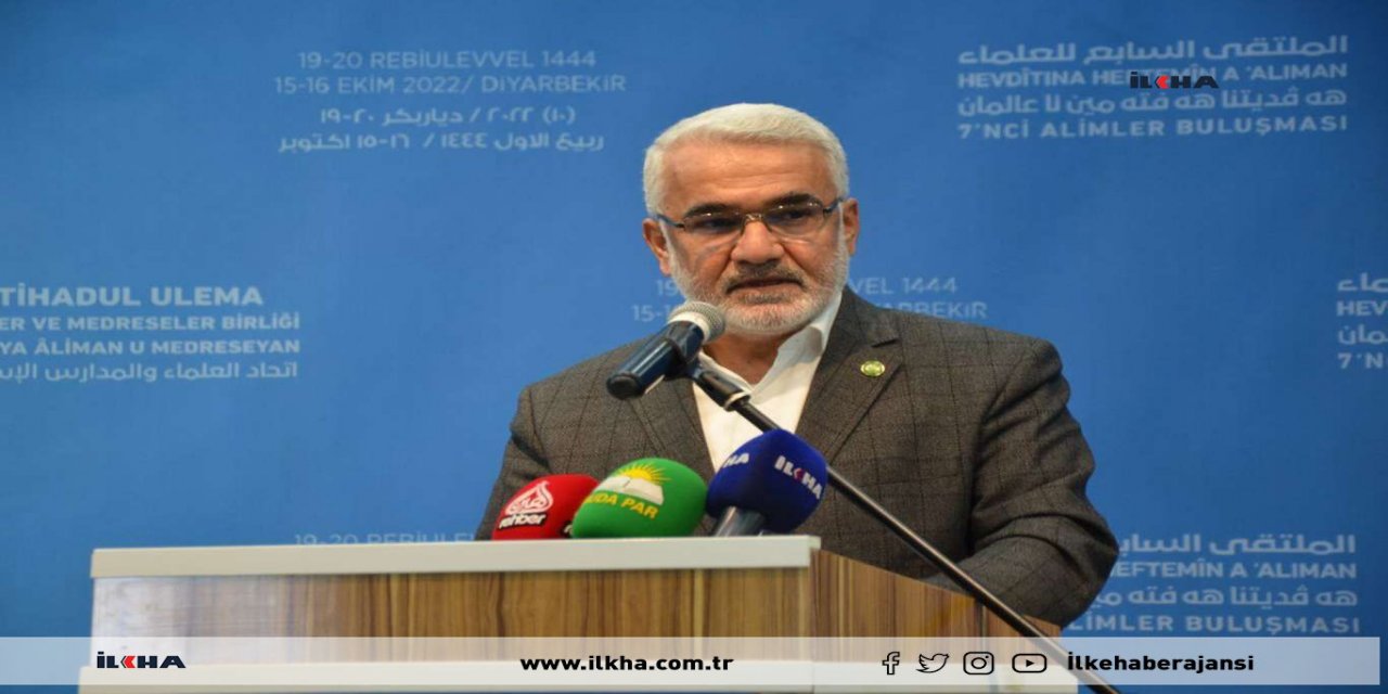 HÜDA PAR Genel Başkanı Yapıcıoğlu: Ulemanın ittihadı ümmetin birliğine giden yolun anahtarıdır