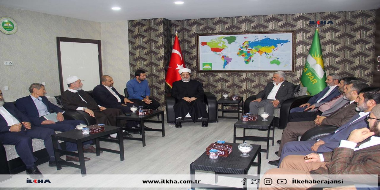 Alimlerden HÜDA PAR Genel Başkanı Yapıcıoğlu’na ziyaret
