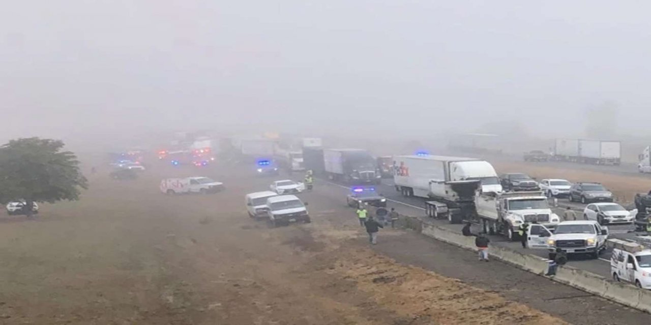 ABD’de 60 araç birbirine girdi