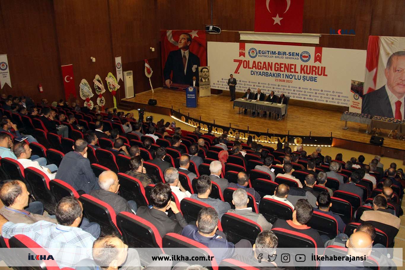 Diyarbakır'da Eğitim Bir-Sen 7'nci olağan genel kurulu yapıldı