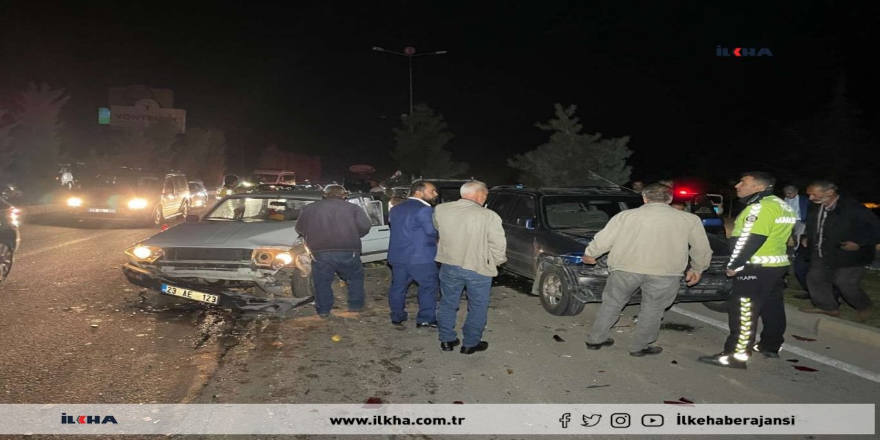 Elazığ'da 7 araç birbirine girdi: 6 yaralı