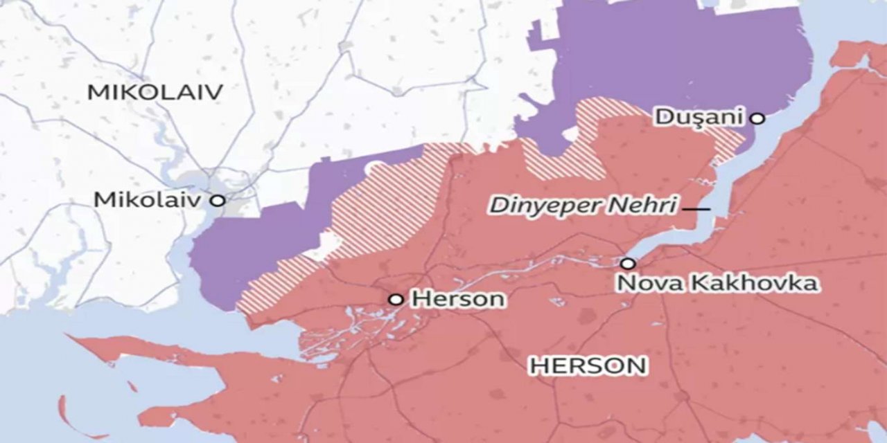 Yekîneyên Rûs ji Xersonê vedikişin