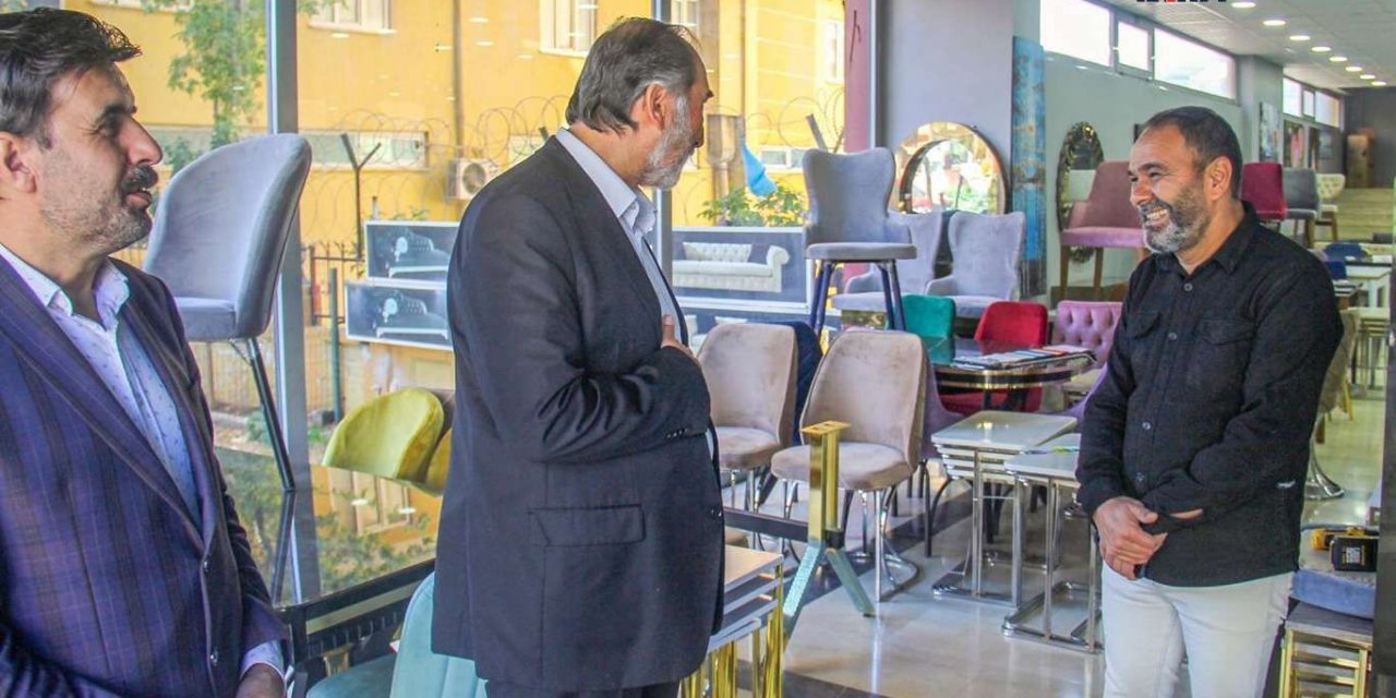 HÜDA PAR Genel Başkan Yardımcısı Yılmaz’dan Diyarbakır'da esnaf ziyareti