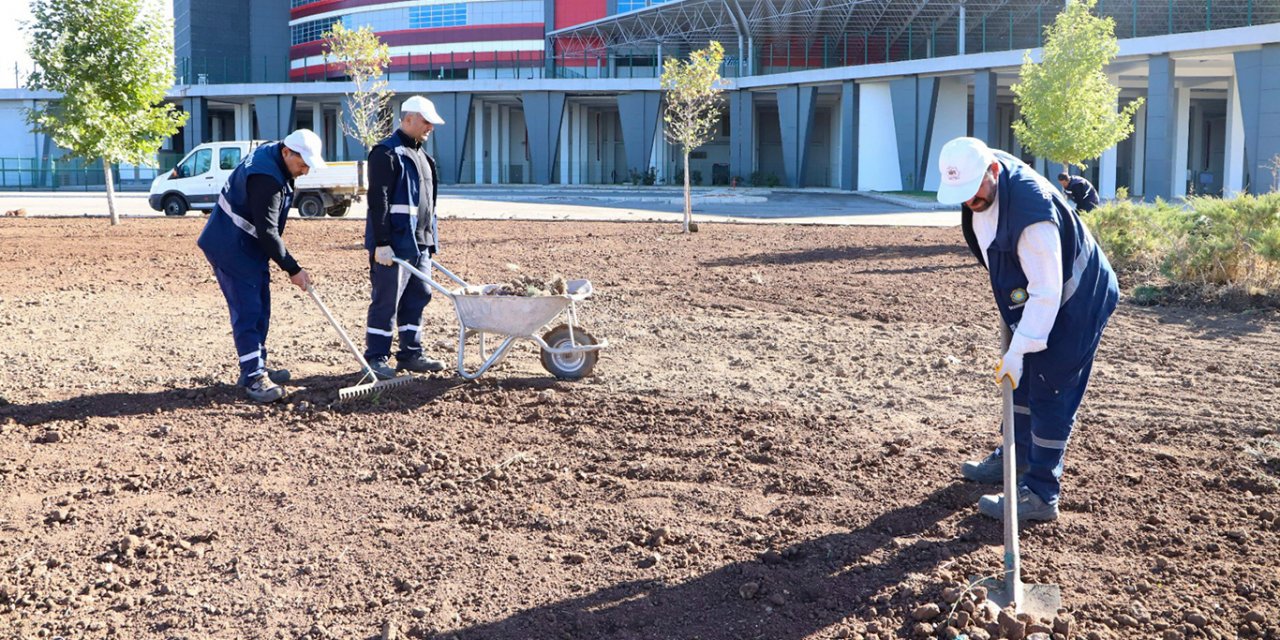 Diyarbakır Stadyumu’nda çevre düzenleme çalışmaları başladı