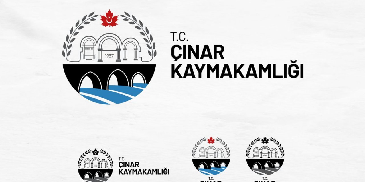 Çınar Kaymakamlığının logosu güncellendi