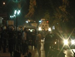 Tarsus'ta gergin Taksim protestosu