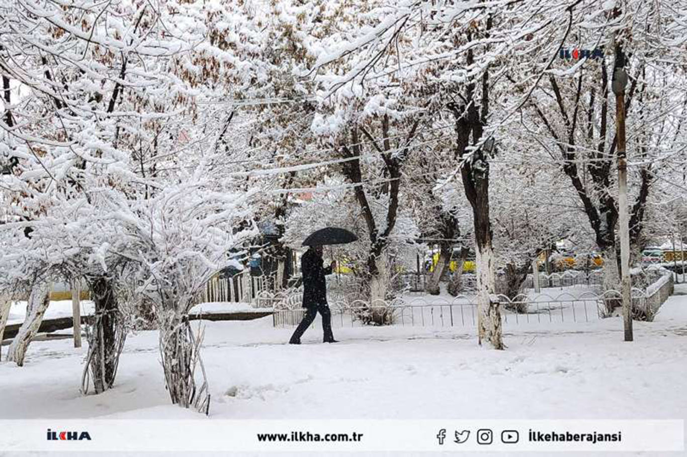 Ji bo bakurê welêt hişyarîya berfê hat kirin