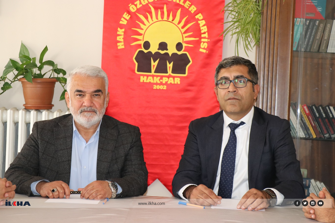HÜDA PAR Genel Başkanı Zekeriya Yapıcıoğlu'ndan HAK-PAR Genel Başkanı Kaplan’a 'hayırlı olsun' ziyareti