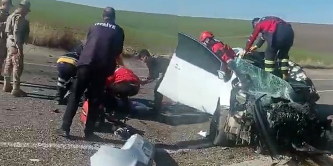 Diyarbakır'da zincirleme trafik kazası: 1 ölü, 2 yaralı