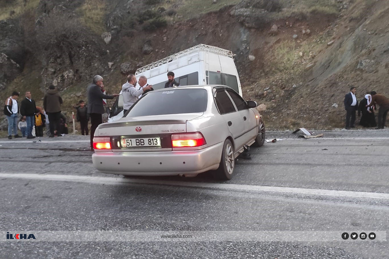 Bitlis-Diyarbakır kara yolunda kaza: Bir yaralı