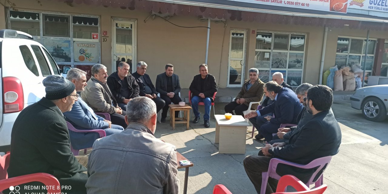 HÜDA PAR Genel Başkan Yardımcısı Yılmaz Çınar'da vatandaşlar ile bir araya geldi