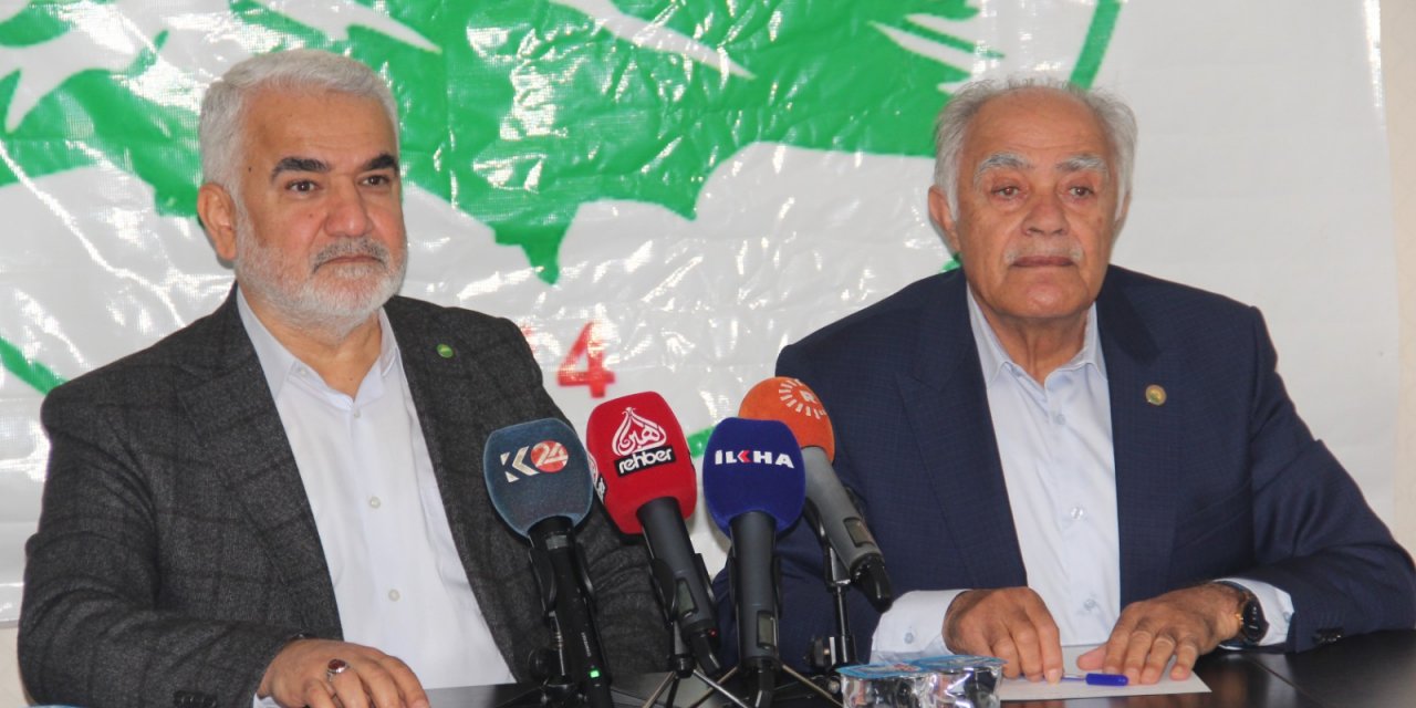 HÜDA PAR Genel Başkanı Yapıcıoğlu, T-KDP Başkanı Kardeş'i ziyaret etti