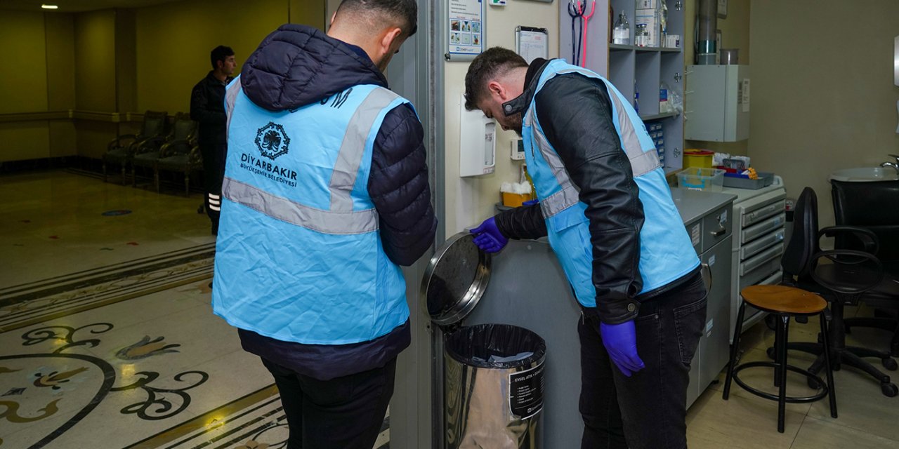 Diyarbakır'da sağlık kuruluşlarında tıbbi atık denetimi