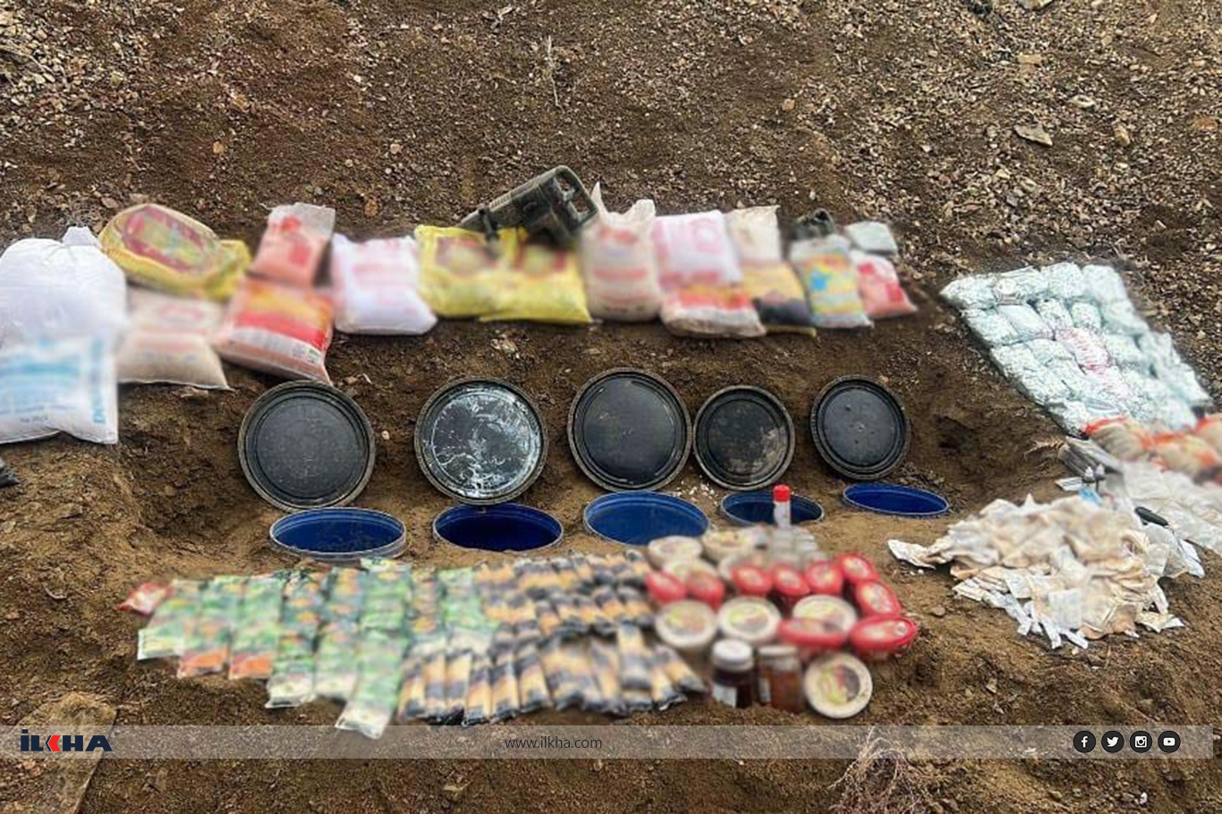 Diyarbakır'da 4 sığınakta 445 kilogram esrar ele geçirildi
