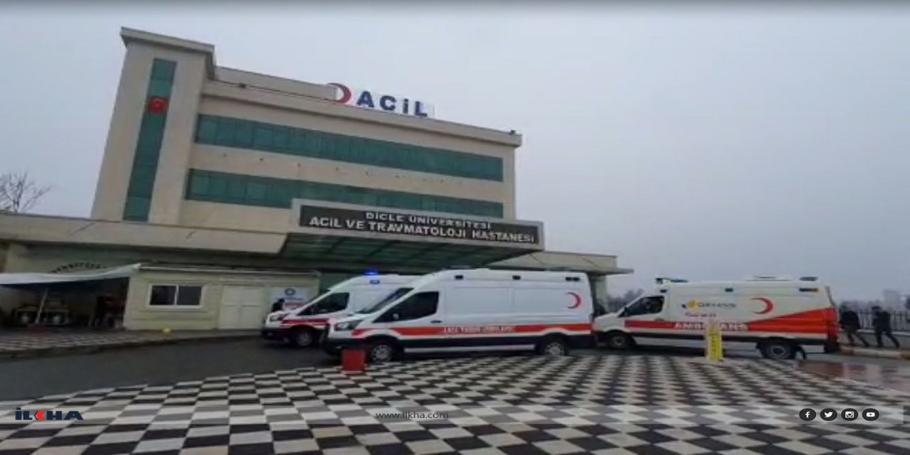 Diyarbakır'da inşaattan düşen işçi ağır yaralandı