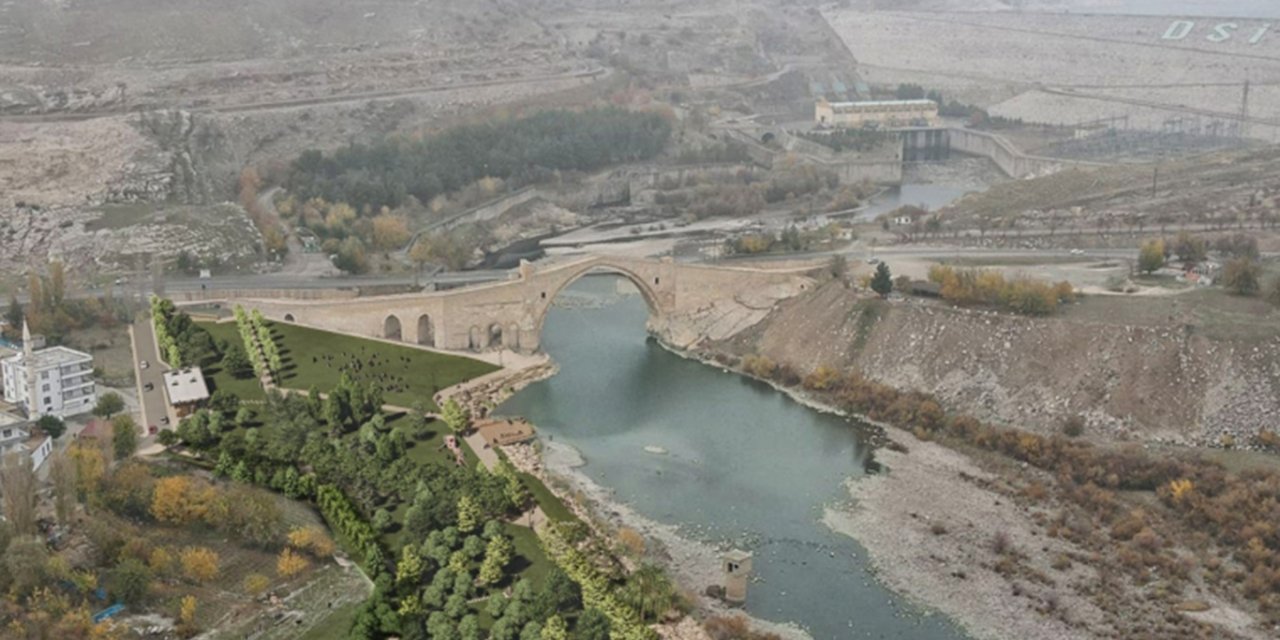 Malabadi Köprüsü'nün çevre düzenleme çalışmalarına başladı