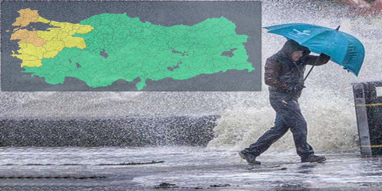19 şehir için "turuncu" ve "sarı" kodlu uyarı