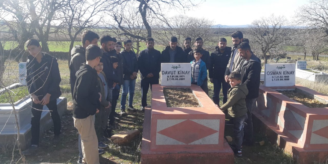 Şehid Davud Kinay şehadet yıldönümünde mezarı başında anıldı