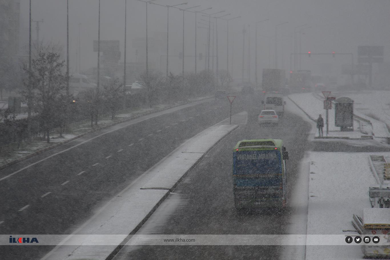 Li Dîyabekirê berfa ku dihat hêvîkirin barîya