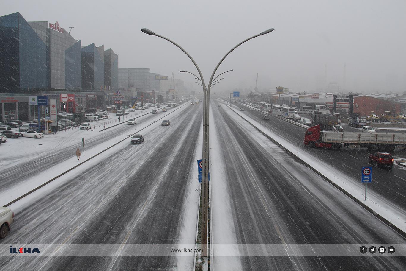 Diyarbakır'ında içinde olduğu 10 ilde yoğun kar bekleniyor