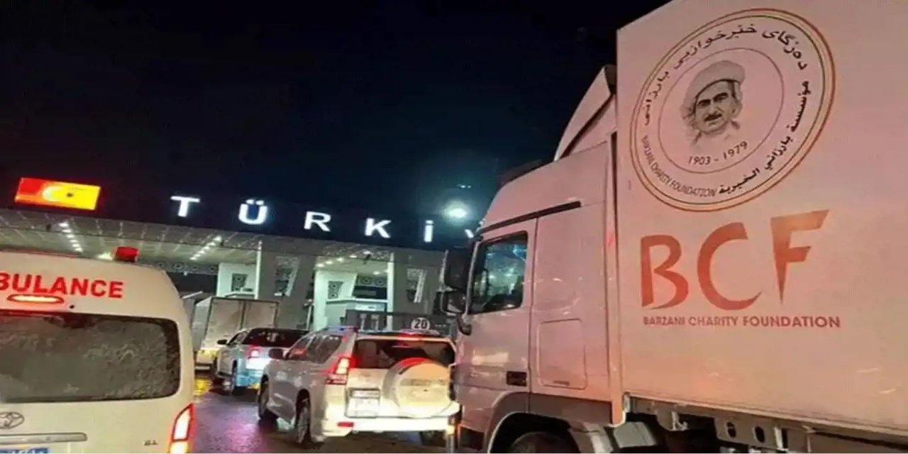 Qonwoya alîkarîyê ya Kurdistana Başûr gihaşt herêma erdhejê
