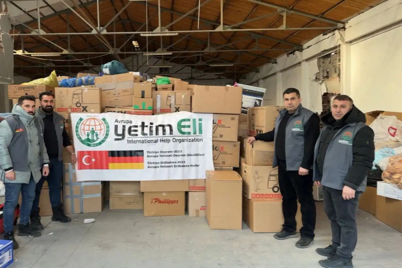 Avrupa Yetimeli Kahramanmaraş'ta lojistik üssü kurdu