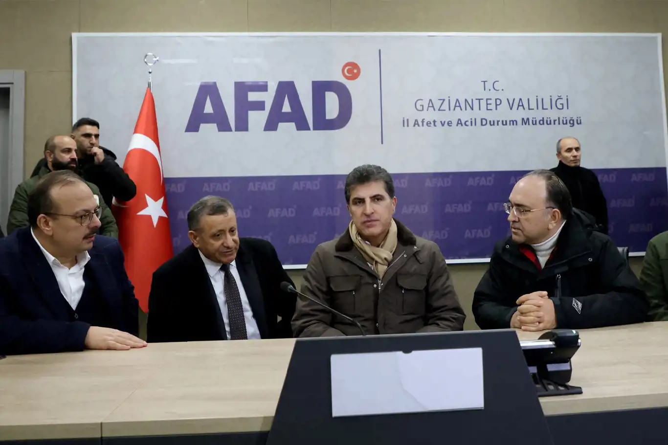 Serokê Herêma Kurdistanê Nêçîrvan Barzanî li Entabê zîyaretan kir