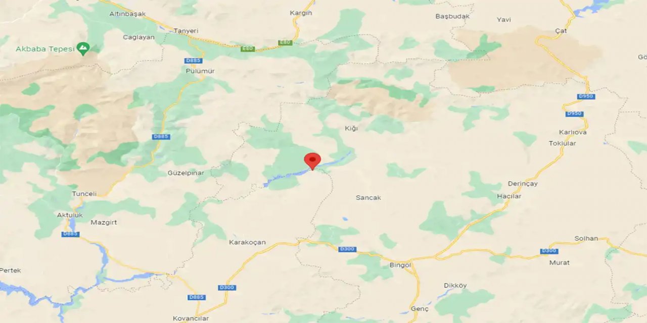 Li Çewligê di mezinahîya 5an de erdhej pêk hat