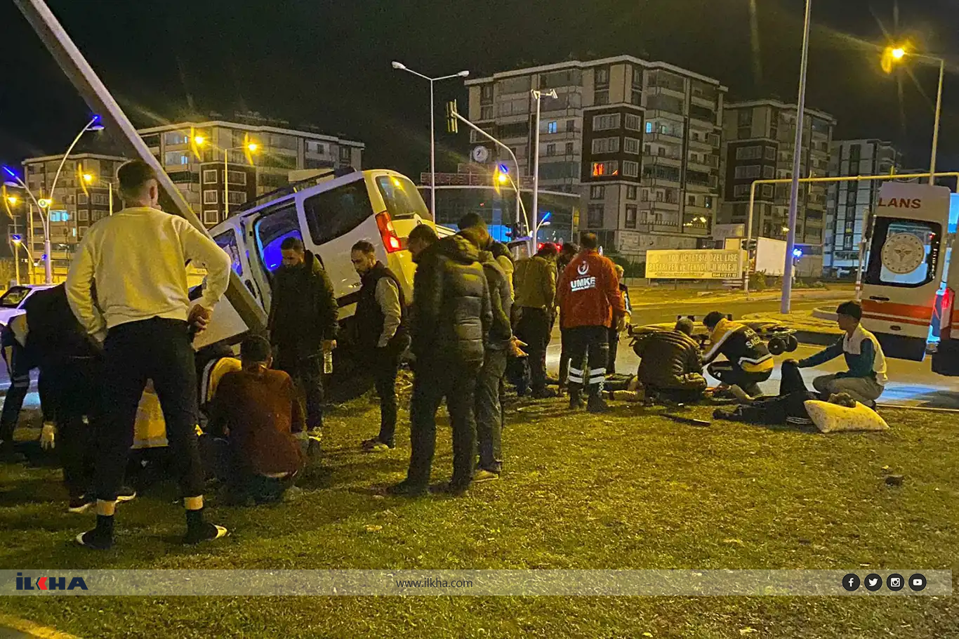 Diyarbakır'da trafik kazası: 6 Yaralı