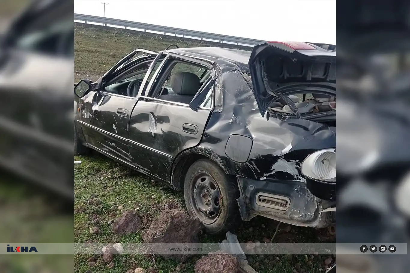 Diyarbakır'da trafik kazası: Bir yaralı