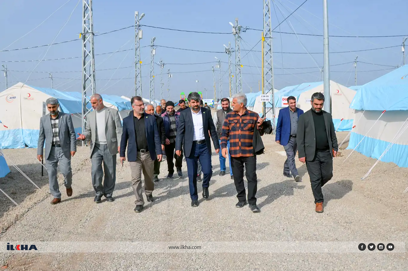 HÜDA PAR Diyarbakır'da depremzedelerin yerleştiği çadır kent ve KYK yurdunu ziyaret etti