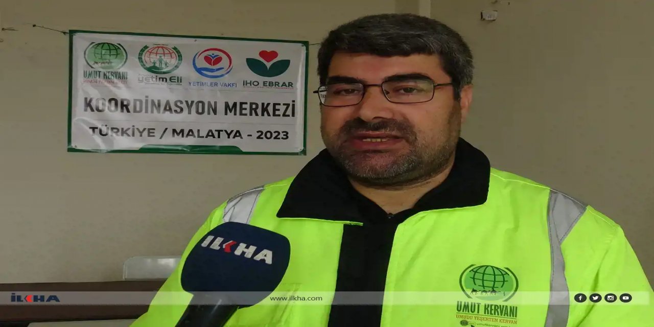 Serokê Giştî yê Kerwana Hêvîyê: Li erdhejzedeyan xwedîderketin wezîfeya me ya Îslamî û însanî ye