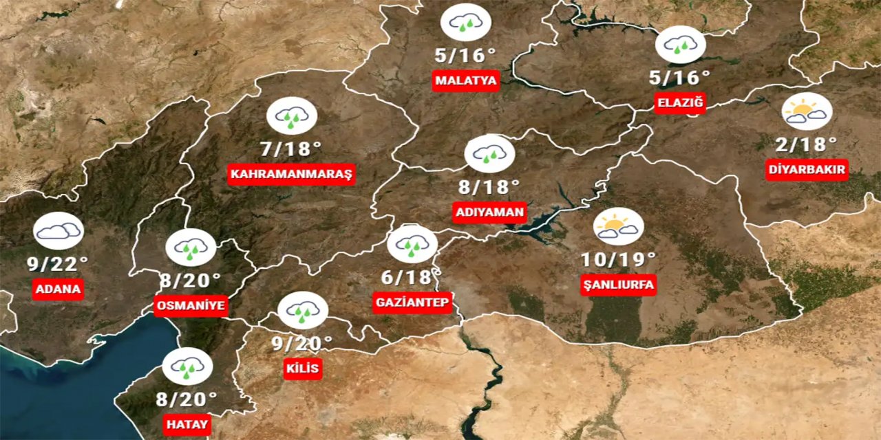 Deprem bölgesinde yağış bekleniyor