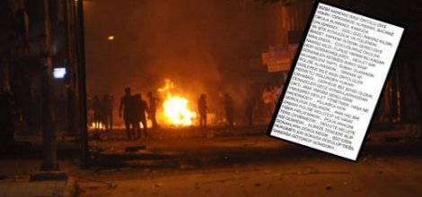 "Sokağa İnmeyen Yüzde 50'nin Bildirisi"